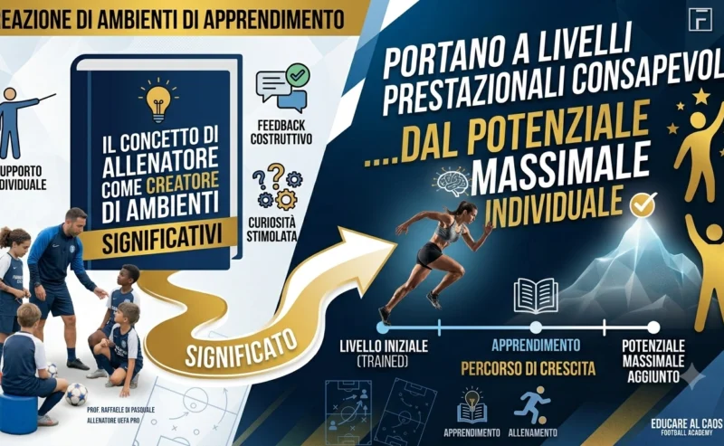 lI concetto di allenatore come creatore di ambienti di apprendimento significativi