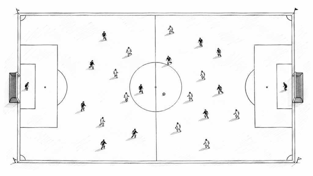 Home Formazione e metodologia calcio 1 campo parallel